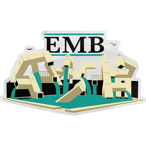 Real Skateboards 4" Emblem Skate Sticker Real Skateboards 4" Emblem Skate Sticker