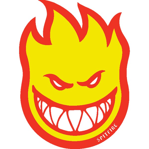 Spitfire Wheels Fireball Fill Medium Skate Sticker