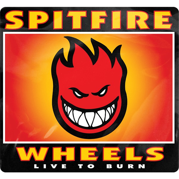 Spitfire Wheels Bighead Box Small Skate Sticker Spitfire Wheels Bighead Box Small Skate Sticker