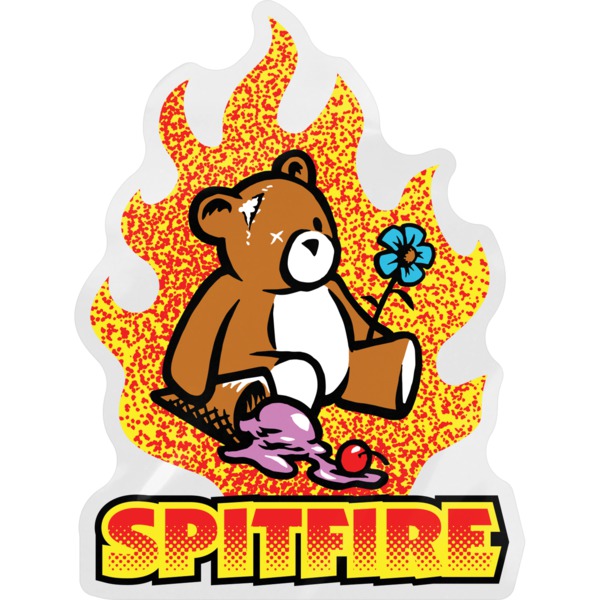 Spitfire Wheels Medium Lil Beatdowns Skate Sticker