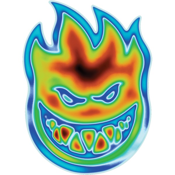 Spitfire Wheels Radioactive Bighead Medium Skate Sticker