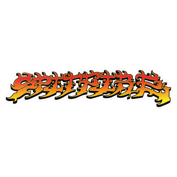 Spitfire Wheels Savie II Script Medium Skate Sticker