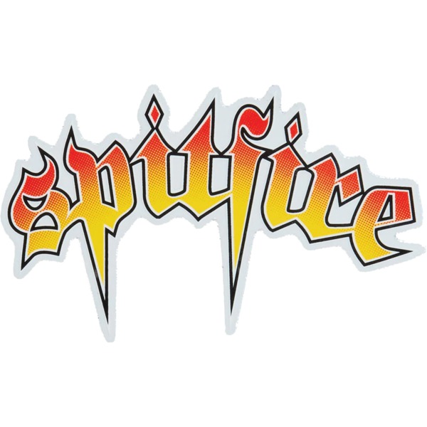 Spitfire Wheels Venom Script Small Skate Sticker