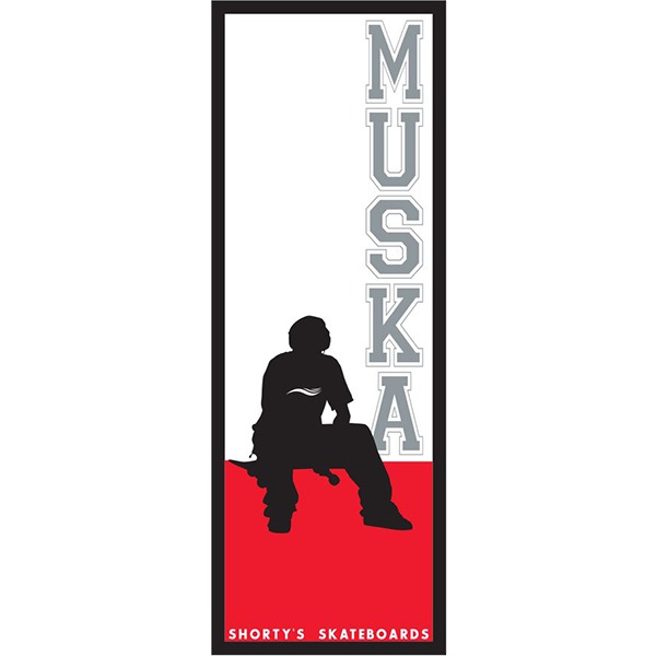 Shortys Skateboards Chad Muska Board Logo Skate Sticker