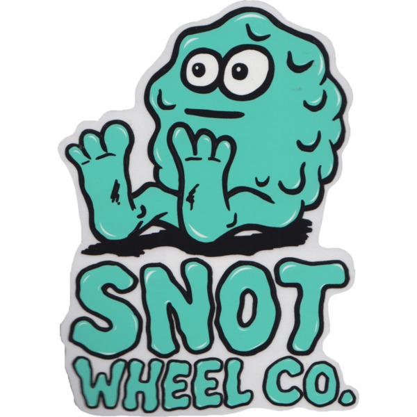 Snot Wheel Co. Large Wheel Co. Logo Skate Sticker