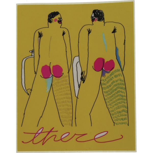 There Skateboards Medium Urinal Skate Sticker