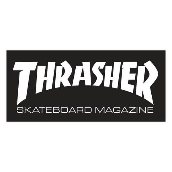 Thrasher Magazine Logo Super Assorted Colors Skate Sticker - 3 5/8" x 9 1/4"