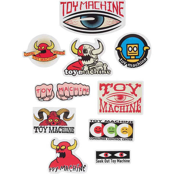 Toy Machine Skateboards Sticker Pack 2 Skate Sticker Toy Machine Skateboards Sticker Pack 2 Skate Sticker