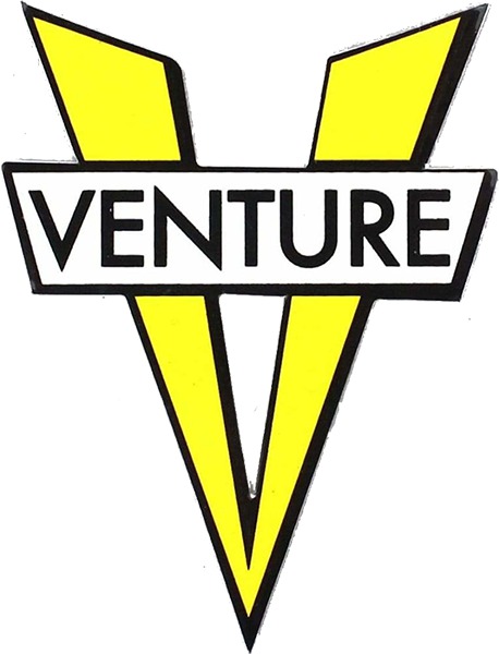 Venture Trucks V Die-Cut Small Skate Sticker