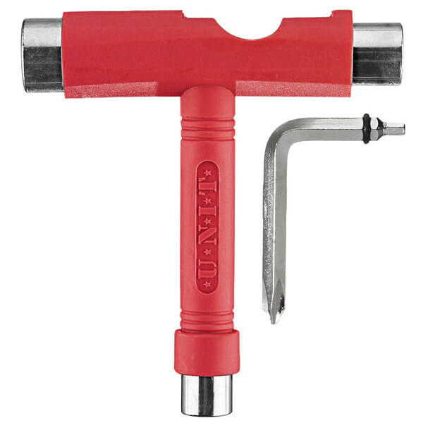 Unit Tools T-Tool Red Multi-Purpose Skate Tool