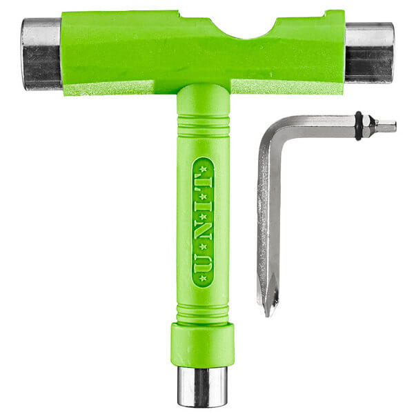 Unit Tools T-Tool Multi-Purpose Skate Tool in Neon Green