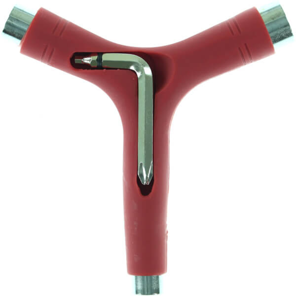 Yocaher Skateboards Multi-Purpose Skate Tool in Red