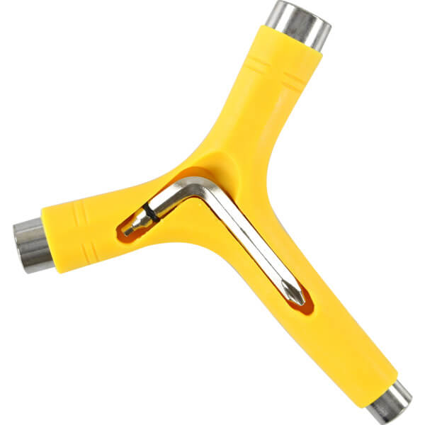 Yocaher Skateboards Multi-Purpose Skate Tool in Yellow