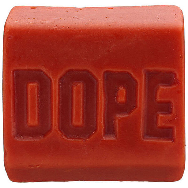 Dope Skateboard Wax Fire Red Original Formula Skatewax Bar