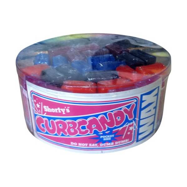 Shortys Skateboards Curb Candy Container of Curb Wax - 25 Pieces