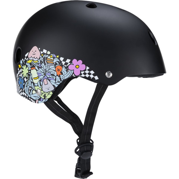 187 Killer Pads Lizzie Armanto Pro Sweatsaver Matte Black Skate Helmet - X-Large / 23" - 24"