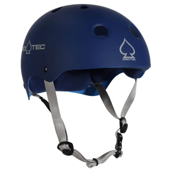 ProTec Skateboard Pads Classic Matte Blue Skate Helmet - X-Small / 20.5" - 21.3"