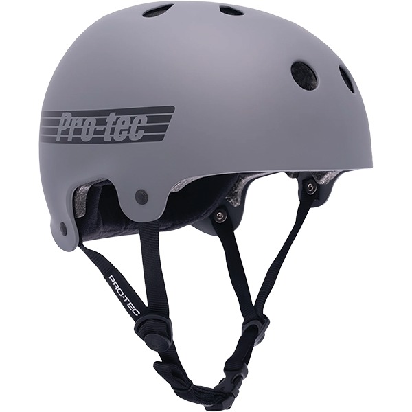 ProTec Skateboard Pads Low Pro Old School Matte Grey Skate Helmet - (Certified) - XL/XXL 23.5" - 24.5" ProTec Skateboard Pads Low Pro Old School Matte Grey Skate Helmet - (Certified) - XL/XXL 23.5" - 24.5"