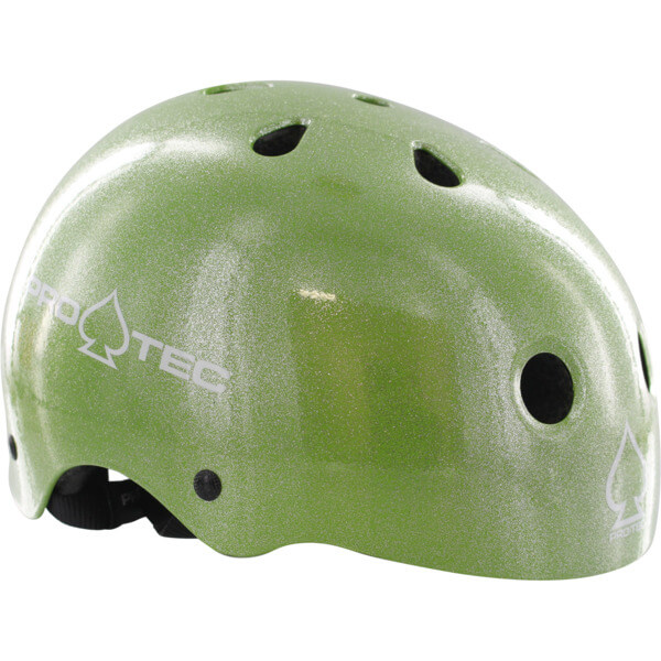 ProTec Skateboard Pads Classic CPSC Green Flake Skate Helmet - (Certified) - X-Large / 23.6" - 24.4"