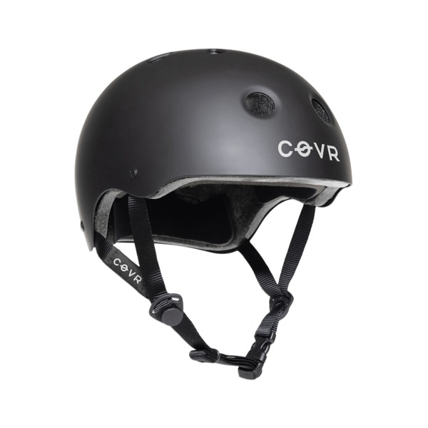 Push Skateboards COVR Matte Black Skate Helmet - Large / X-Large Push Skateboards COVR Matte Black Skate Helmet - Large / X-Large