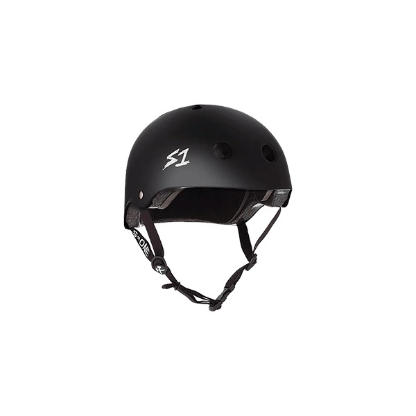 S-One Helmets Lifer Matte Black Skate Helmet CPSC Certified - Medium