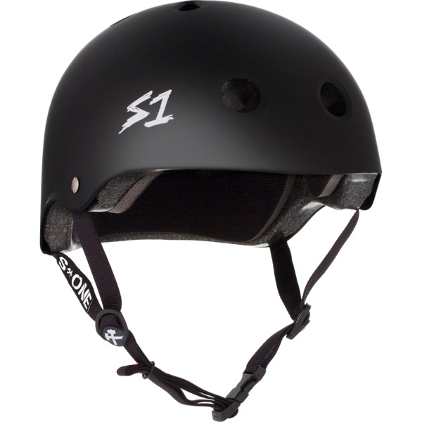 S-One Helmets Lifer Matte Black Skate Helmet CPSC Certified - XXX-Large