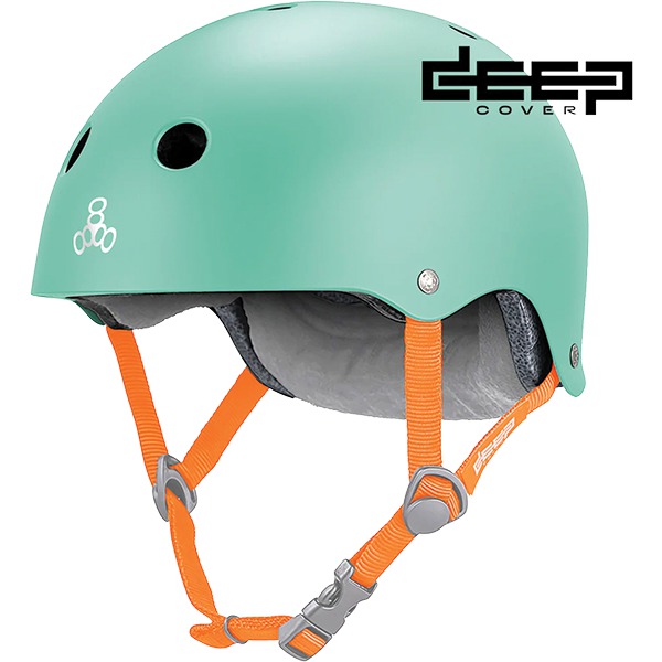 Triple 8 Skateboard Pads Deep Cover Matte Mint Skate Helmet - XS/S 20" - 21.25" Triple 8 Skateboard Pads Deep Cover Matte Mint Skate Helmet - XS/S 20" - 21.25"