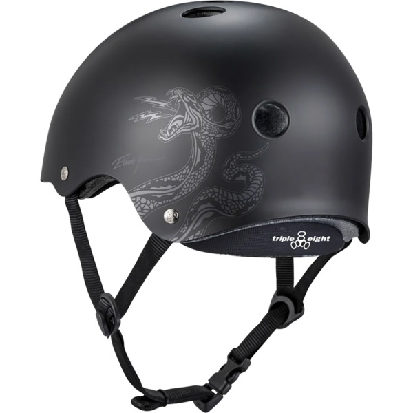Triple 8 Skateboard Pads Elliot Sloan Deep Cover Skate Helmet CPSC Certified - S/M 21" - 22.5"