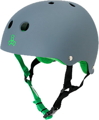 Carbon Rubber Medium Triple Eight Sweatsaver Liner Skateboarding Helmet 