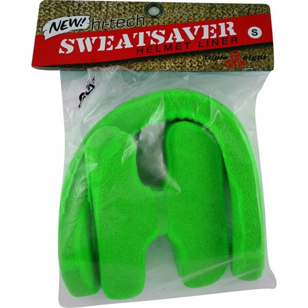 Triple 8 Skateboard Pads Sweatsaver Green Skateboard Helmet Liners - Junior / 20.1" - 20.5"