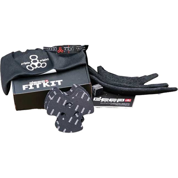 Triple 8 Skateboard Pads Deep Cover Fit Kit - XS/S