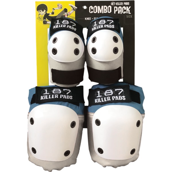 187 Killer Pads Combo Pack Stone / Khaki Knee & Elbow Pad Set - X-Small