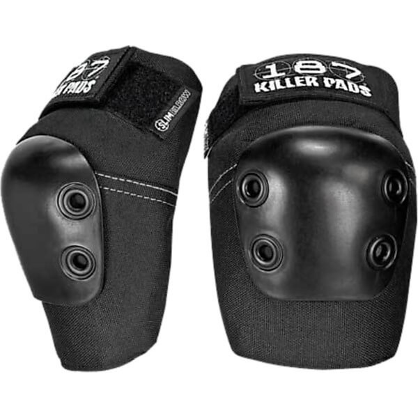 187 Killer Pads Slim Black Elbow Pads - Small