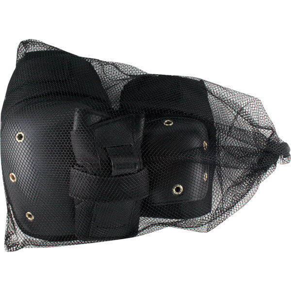 Essentials Skateboard Components Street Black Knee, Elbow, & Wrist Pad Set - Medium