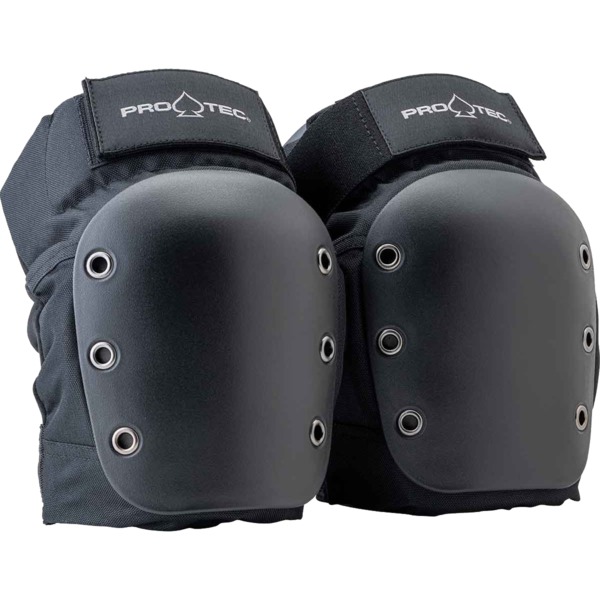 ProTec Skateboard Pads Street Open Back Black Knee Pads - Small