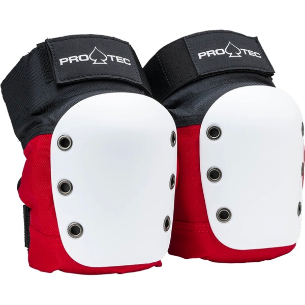 ProTec Skateboard Pads Street Red / White / Black Knee Pads - Youth