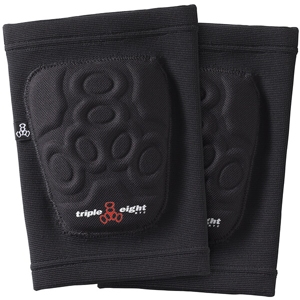 Triple 8 Skateboard Pads Covert Black Knee Pads - Small