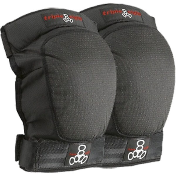 Triple 8 Skateboard Pads D-Tec Black Knee Pads - Small