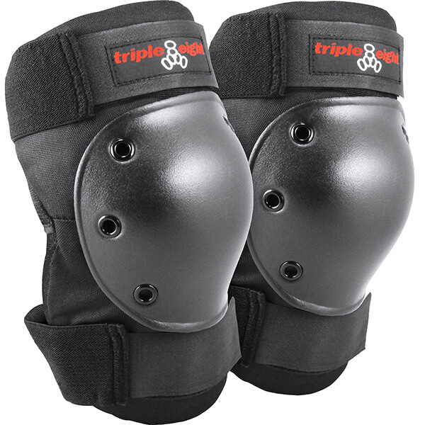 Triple 8 Skateboard Pads Kneesaver Black Knee Pads - One size fits most