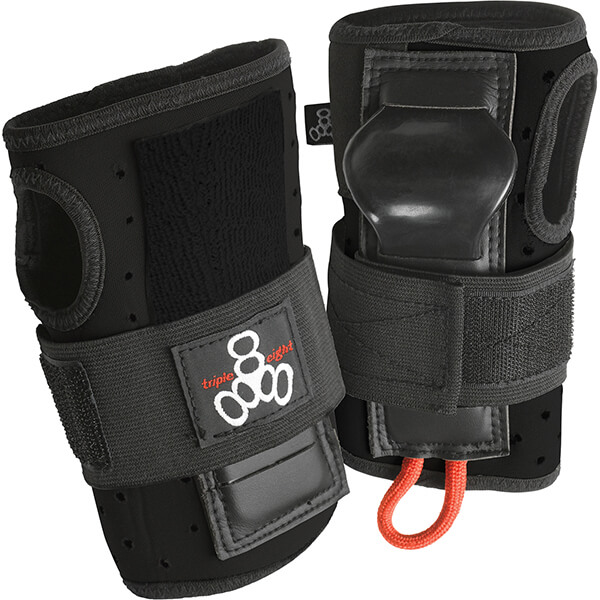 Triple 8 Skateboard Pads Roller Derby Wristsaver Black Wrist Guards - Large