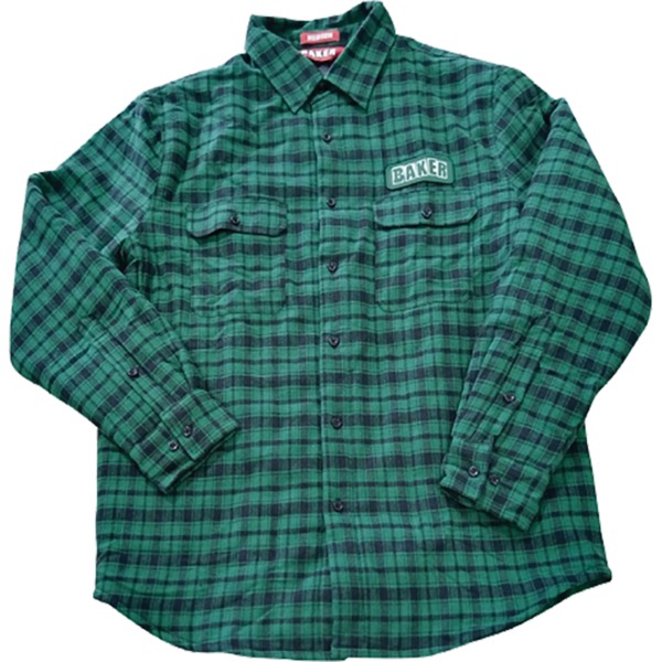Baker Skateboards Brand Logo Flannel Jacket - X-Large