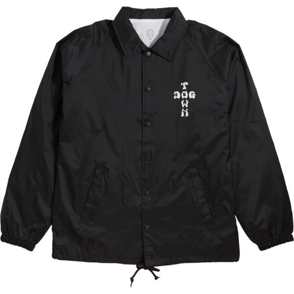 Dogtown Skateboards Cross Logo Black / White Windbreaker - Large