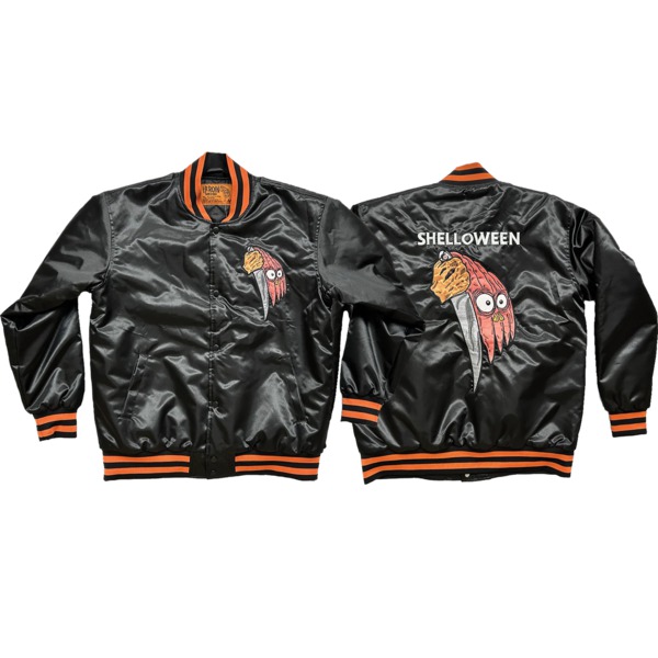 Heroin Skateboards Shelloween Black Men's Jacket - Large