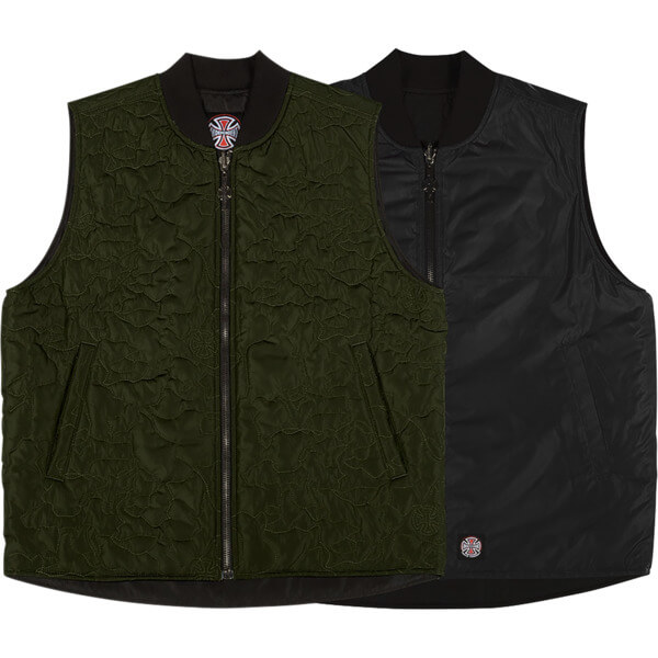 Independent Truck Company Core Reversible Vest in Forest Green