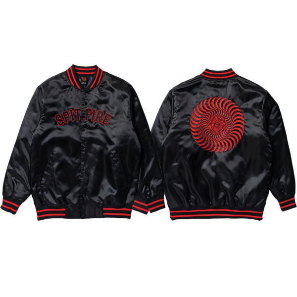 Spitfire Wheels Spitball Black / Red Men's Jacket - Large