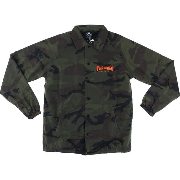 thrasher camo jacket
