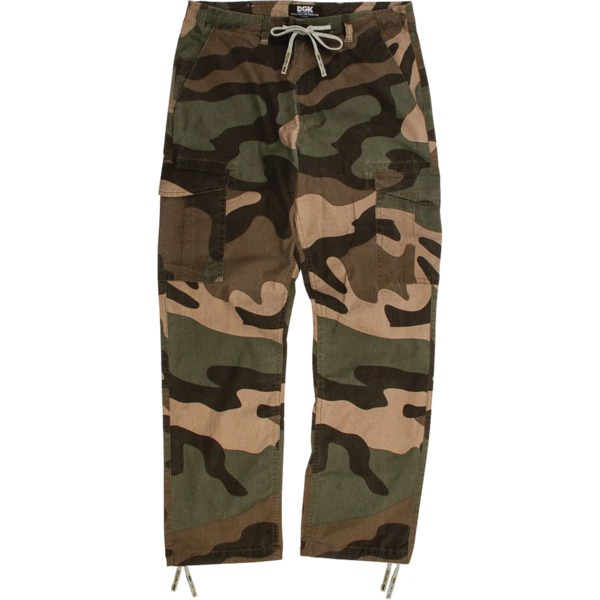 DGK Skateboards OG Cargo Big Woods Camo Men's Pants - 36