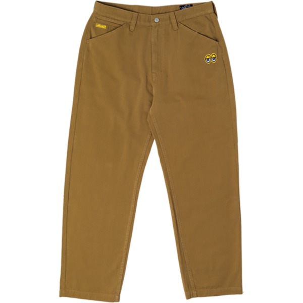 Krooked Skateboards Eyes Twill Pants in Khaki