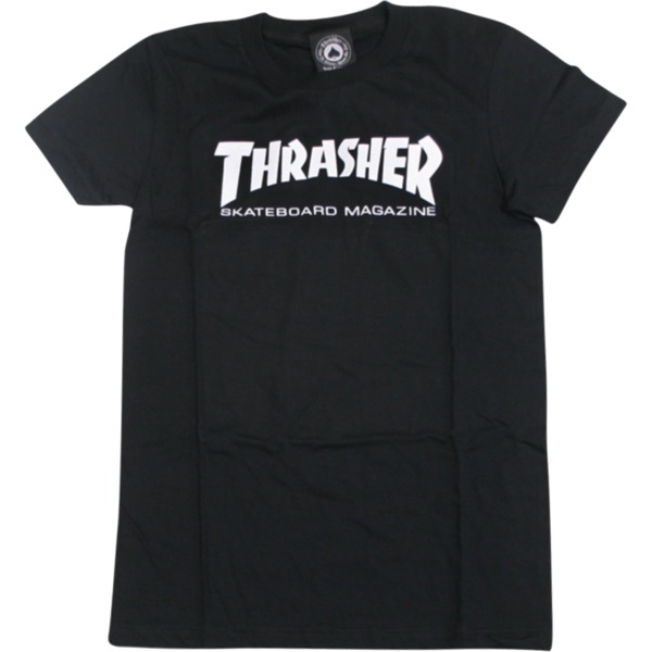 Thrasher Magazine Mag Logo Women's T-Shirt in Black