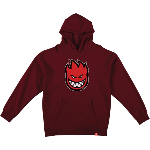 Spitfire Wheels Bighead Fill Maroon / Black / Red / White Youth Sweatshirt - Large